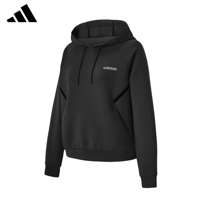Adidas Adidas Sweatshirt Women's Official New Casual Sports Hooded Long-Sleeved Top Pullover Kc2189