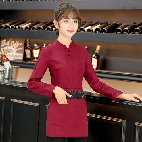 Комбинезон для отеля, осенние нарукавники, комплект, пуховик, униформа