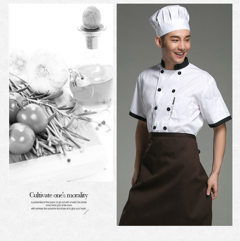 Veste chef cuisinier en polyester - Ref 1910864 Image 17