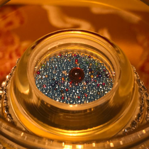  Shakyamuni Buddha{Blue}symphony solid son 8 yuan 2000 open tower knot Tibetan offering Stupa Gawu