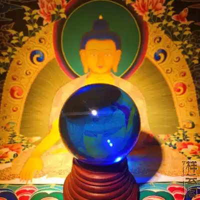 Shakyamuni Buddha's eyes {Blue} open pagoda knot for the Pyla garu box 110MM large