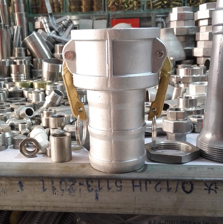 CE type Yin Yang and Yang end of aluminum alloy fast hose joint oil tank unloading port quick joint