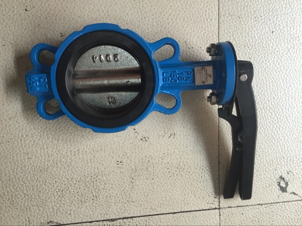Temperature resistant 120 degree rubber seal butterfly valve D71XA5-10 16ZB1 high quality handle butterfly valve DN50-150