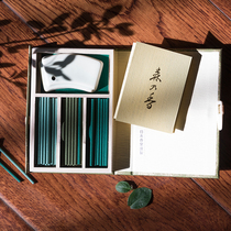 Japanese incense Hall nipponkodo Mori incense imported line incense 60 gift box sandalwood incense indoor bedroom incense