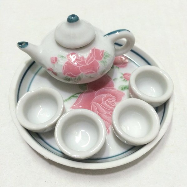 Thống Tongzi Gongfu Tea Set Đồ Chơi Trẻ Em Nhà Gốm Mini Bộ Trà Đặt Quà Tặng Nhỏ