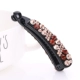 Hàn Quốc kẹp tóc phụ kiện rhinestone chuối chuối clip nhỏ dọc tóc đuôi ngựa clip kim cương pha lê kẹp tóc dọc thẻ nữ - Phụ kiện tóc