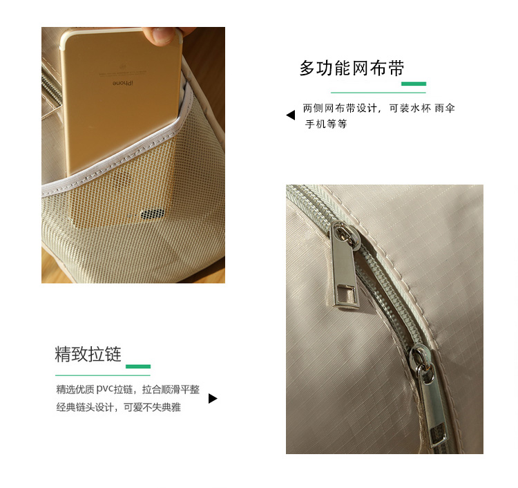 Túi du lịch công suất lớn túi du lịch gấp tay túi hành lý có thể được đặt lan can túi máy bay thể thao túi lưu trữ thể dục - Túi du lịch túi du lịch xách tay