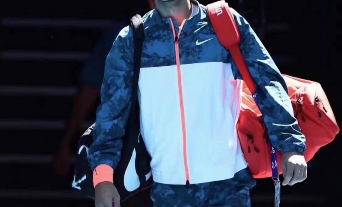 NIKE Nike tennis suit men's winter new long-sleeved jacket trousers sportswear suit jacket DA4063-301