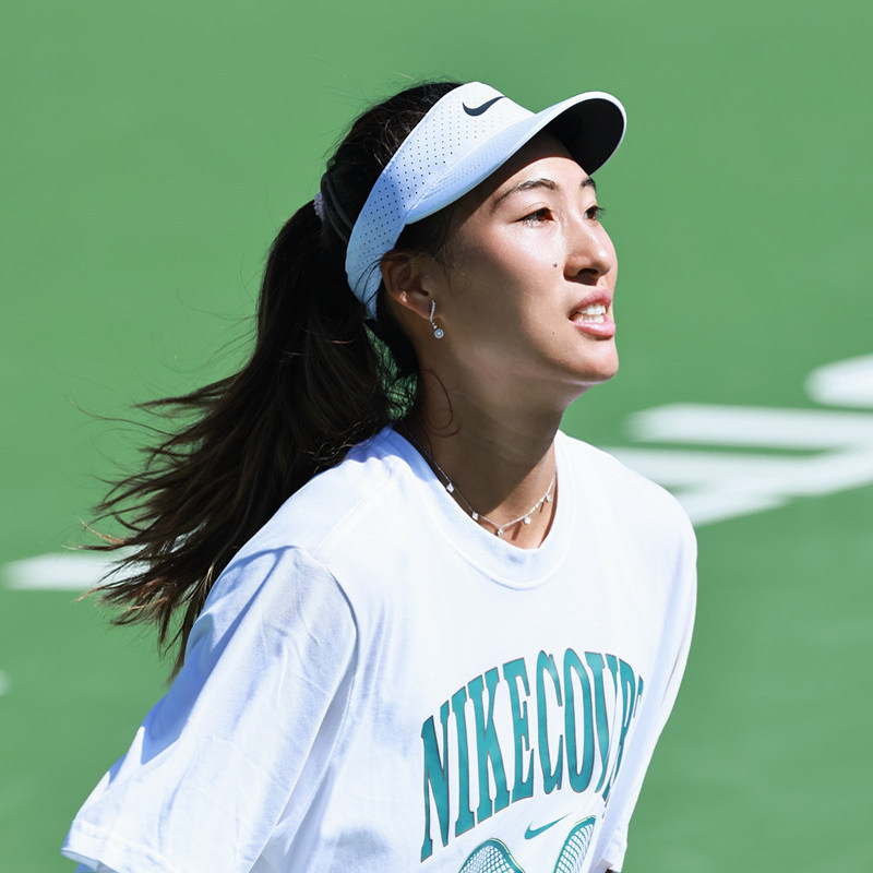 Nike Men's and Women's Tennis Sports Visor Hat, Quick-Drying, Sweat-Wicking, Running Sun Hat, Sun Protection, Zheng Qinwen Same Style Fb6443