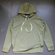 Day Order ladies loose shoulder washed pure cotton woolen loop necropsy with cap long sleeve autumn bottom comfortable and soft student