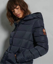 British fashion minimalist Splash Water Duck Down Down Down Clothing Pure Color Commute to cap Short Zip Regular Straight Cylinder Pocket