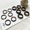 Natural agate jade tortoiseshell agate ring