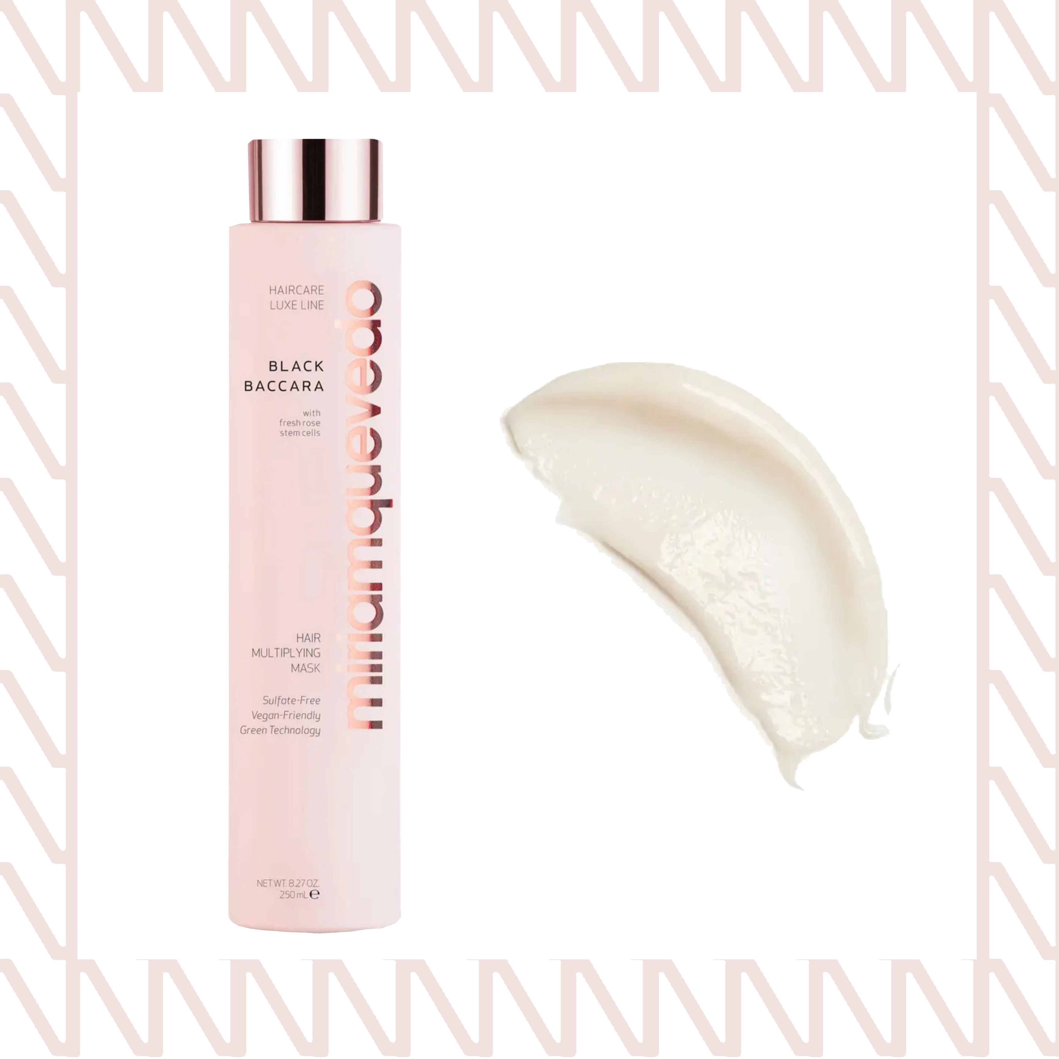 Straight Hair MQ Black Rose Hair Mask Conditioner miriamquevedo Milian Kawei Strong Repair 250ml
