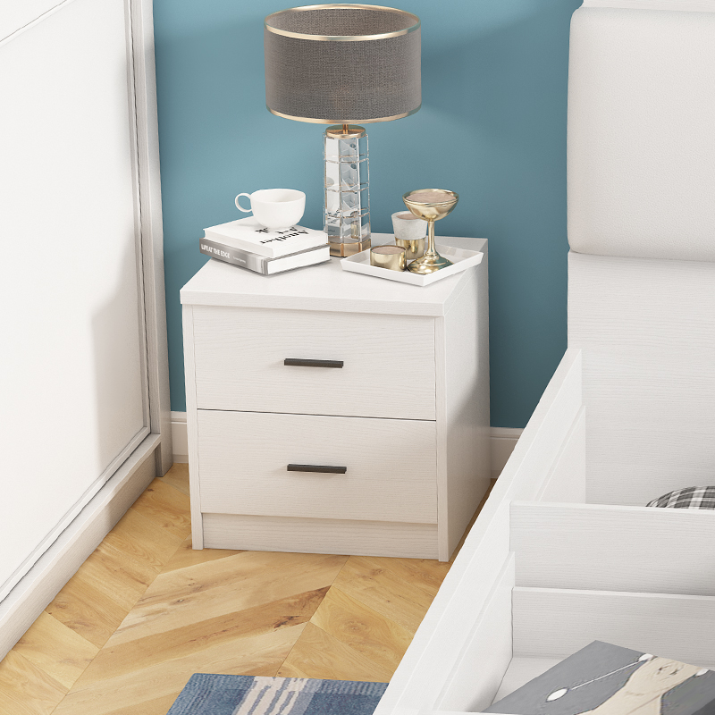 Simple bedside table simple modern bedside table storage small cabinet assembly storage cabinet dormitory bedroom assembly bedside cabinet - Taobao