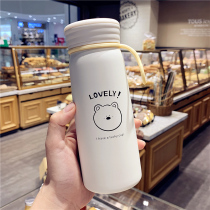 Korean Net Red simple hipster portable water Cup male and female students thermos cup creative personality trend Art Cup