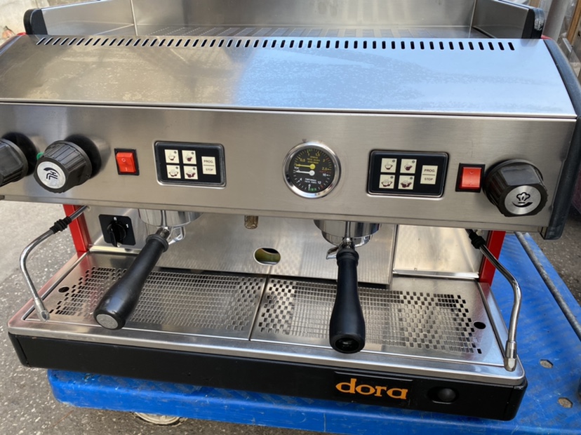 Second-hand Italian semi-automatic coffee machine ASTORia Osmania double head electric control original spot