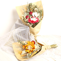 ins dry flower bouquet rose sunflower Eugali Full Star sends girlfriends Girlfriend Birthday Presents Photo Props