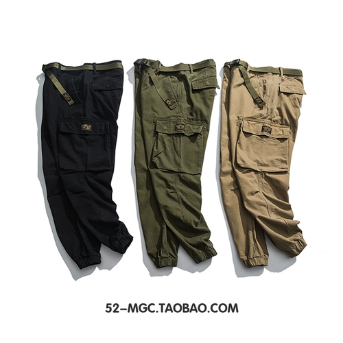 Ретро дорожные штаны для кемпинга, повседневные брюки, в американском стиле