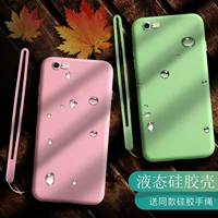 Apple, iPhone 6, чехол для телефона, силиконовый iPhone 6 *S, легкий и тонкий матовый однотонный защитный чехол *S, iphone, 4.7 дюймов, простой и элегантный дизайн, защита при падении, intel core i6