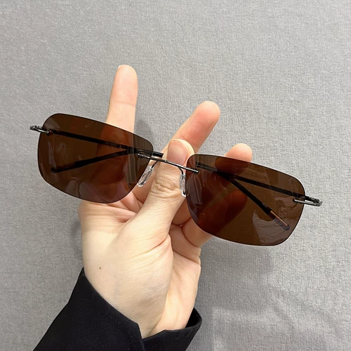 Мужские дневные и ночные солнцезащитные очки, меняющие цвет, безрамочные поляризаторы для вождения и рыбалки, специальные мужские расширяющиеся солнцезащитные очки для вождения, большое лицо