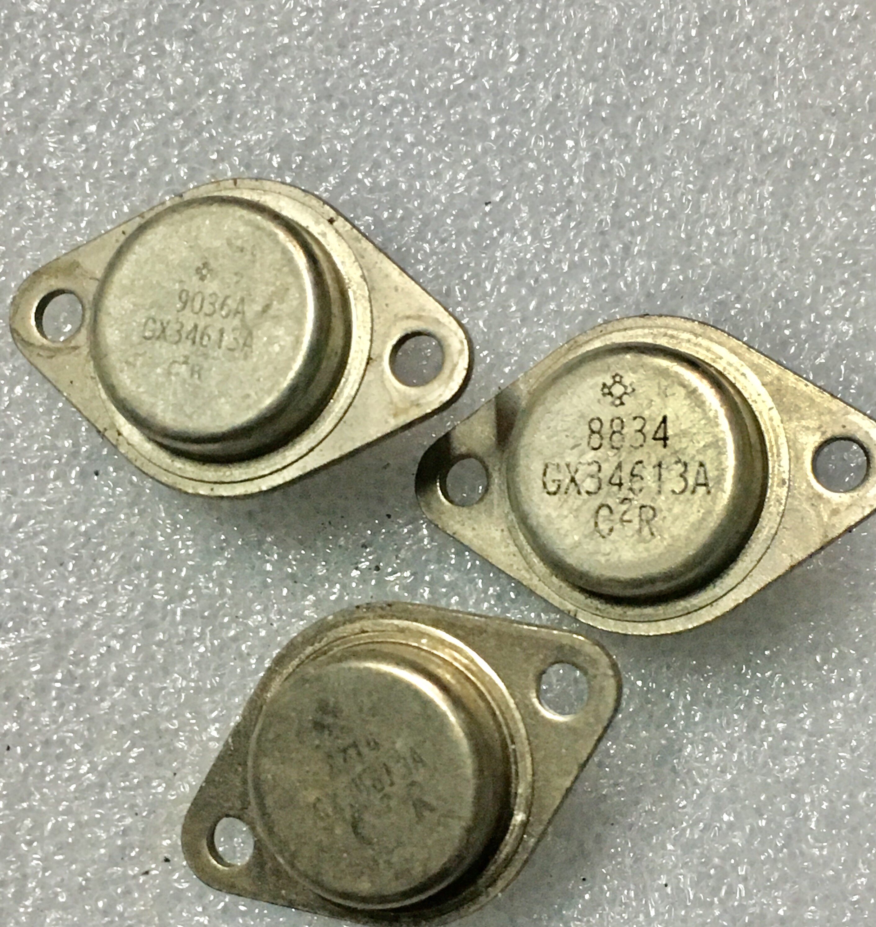 Dismantling gold seal triode GX34613