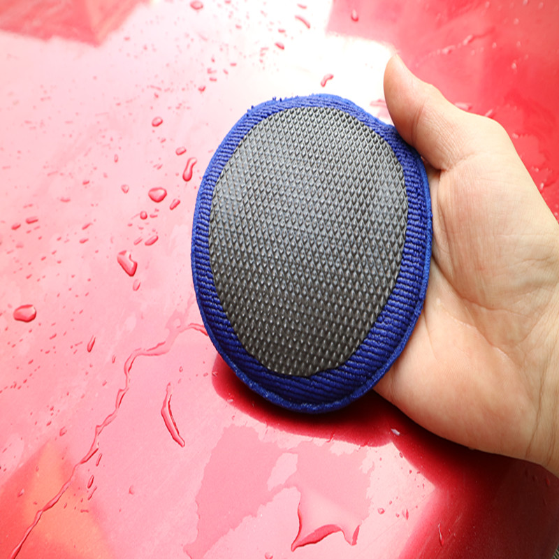 Car beauty car wash mud to mud mud grinding disc grinding mud manual grinding mud cloth car wash gloves do not hurt the car paint