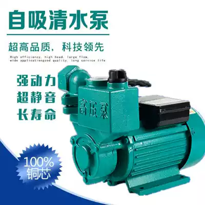 Household self-priming pump water pump micro 220V car wash booster pump high head booster pump well water pumping tower water