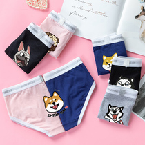 Underpants women cotton breifs cotton sexy cute sweet cartoon personality puppy Chai Dog Lady tide two