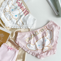 Cartoon Briefs Lady Milk Silk Days Cute Printed Summer Breathable Low Waist Teenage Girl Sweet Beauty Triangle Pants