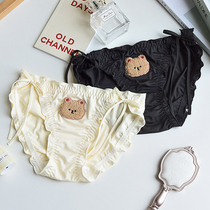 Sexy Briefs Lady Lace flanks can unraveled with sweet pure desire low waist Teenage Girl Triangle Pants Summer Thin cute