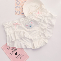 Cute girl underwear girl pure lust sexy briefs head sweet bear flying milk silk thin