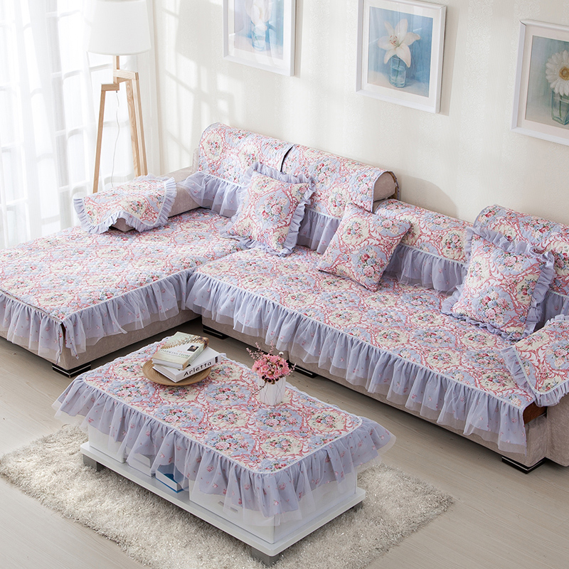 European Custom Sofa Cushion Fabric Cover Towel Simple European Custom Sofa Cushion Fabric Cover Towel Simple Modern Four Seasons Universal Full