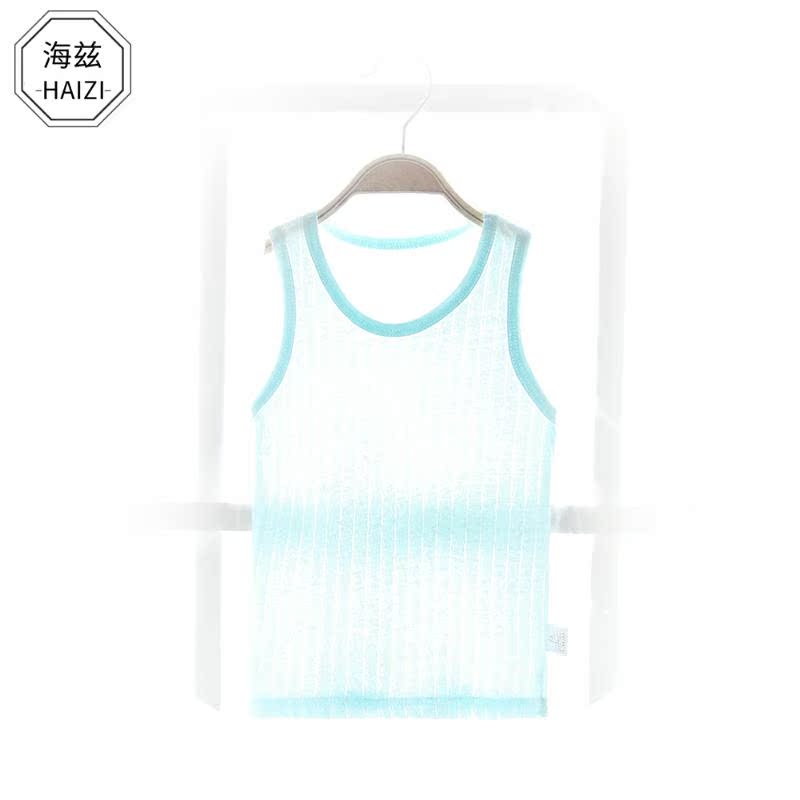 Bé nhỏ vest sling bông mùa hè mỏng sơ sinh bé bụng bảo vệ cô gái mùa hè váy cậu bé không tay đầu.