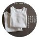 Childrens vest nam và nữ bông ngủ trắng bảo vệ phía dưới bụng thở mùa xuân huỳnh quang và xu hướng mùa thu bé vest.