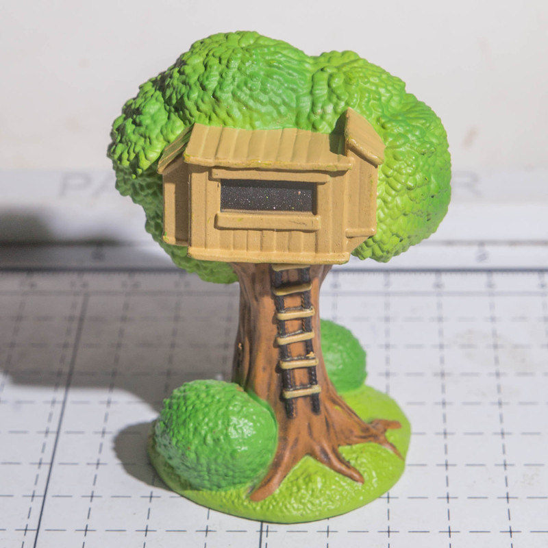 Treehouse Tree Large-Scale Accessories Model Miniature Landscaping Scene Cream Glue Handmade DIY Materials Figurine