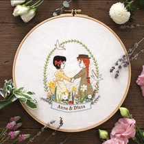 Takumi Maru hand-embroidered Hayao Miyazaki animation character red-haired Anne series 1 material pack