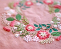Craftsman Marus new embroidery yula series DIY flower LIZ garland material bag