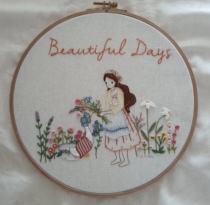 Artisan Maru new product embroidery fairy tale series perfect day DIY material package handmade painting