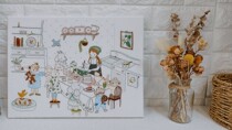 Artisan Maru autumn new Korean fairy tale series kitchen party DIY hand embroidery material package