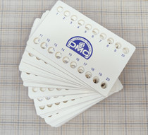 DMC embroidery thread storage finishing line card number threading cardboard winding board