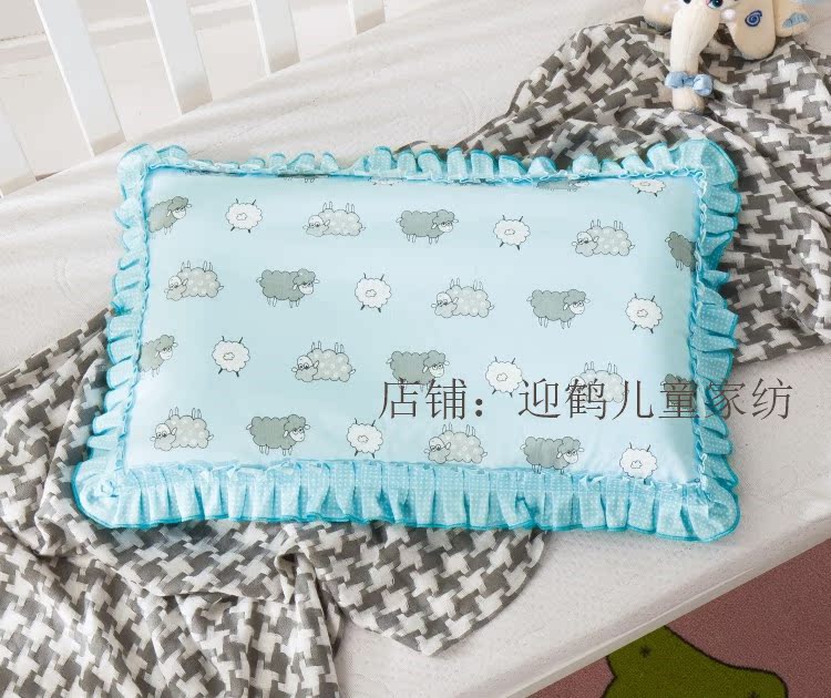 Yinghe Home Dệt YOYO Ren Gối Vỏ Cotton Hoạt Hình Yinghe Baby Baby Gối Case Cotton Baby Gối Case gối bầu