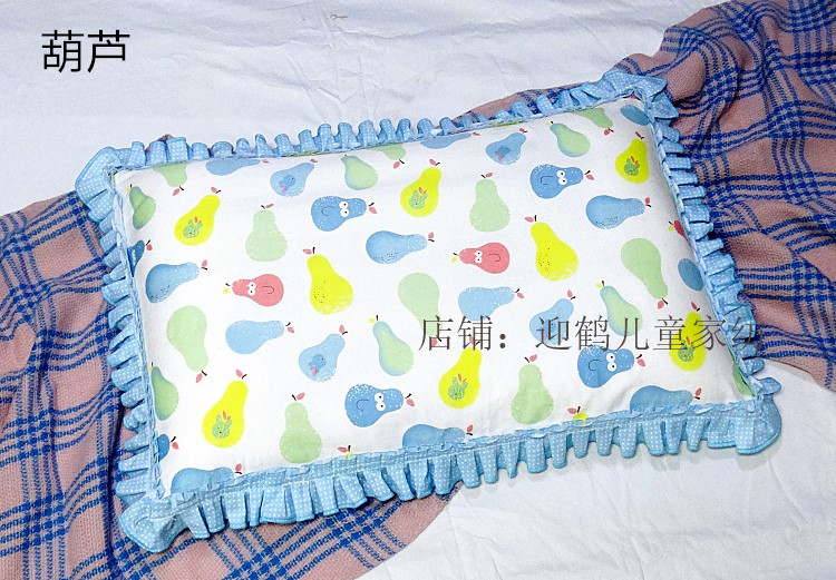 Yinghe Home Dệt YOYO Ren Gối Vỏ Cotton Hoạt Hình Yinghe Baby Baby Gối Case Cotton Baby Gối Case gối bầu
