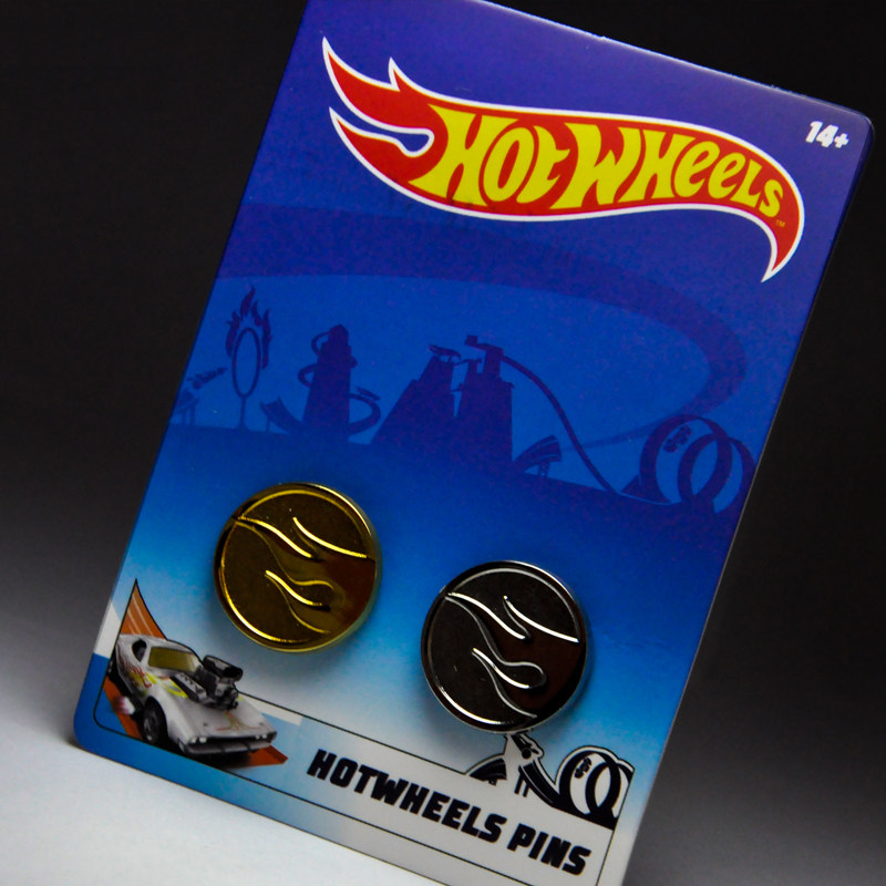 风火轮 hotwheels 官方授权 合金胸针首版 超宝镀金 普宝镀银徽章详情5