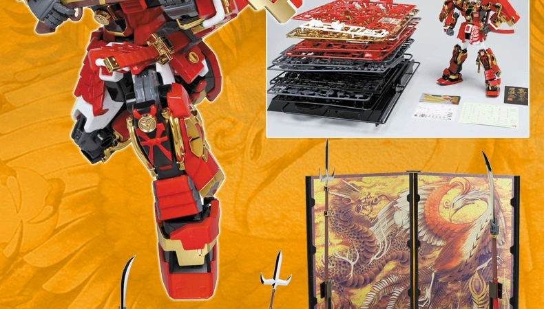 Mô hình Bandai 1 100 MG thật & trung thành; chiến binh bướng bỉnh không có thiết bị sang trọng của Warring States - Gundam / Mech Model / Robot / Transformers