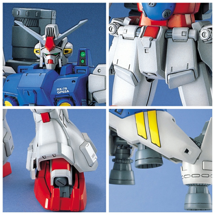 Mô hình Bandai 1/100 MG RX-78 GP02A Đồ chơi Anime / Gundam / Gundam Nhật Bản - Gundam / Mech Model / Robot / Transformers mô hình gundam trung quốc