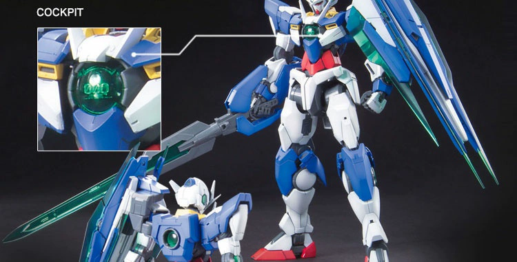 Mô hình Bandai / BANDAI 1/100 MG 00 Lượng tử Gundam Gundam - Gundam / Mech Model / Robot / Transformers