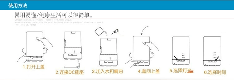 USB không in mini câm văn phòng nhà phòng ngủ xe hơi siêu âm máy hương liệu máy làm ẩm đèn dầu