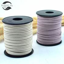 Velvet leather rope flower packaging ribbon Korean packaging material 3mm50 yards handmade diy decorative bouquet ribbon