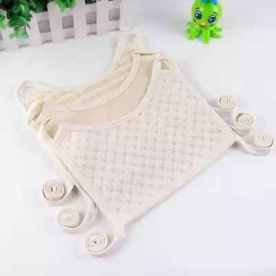 Newborn baby bib cotton waterproof square tie square cotton bib color cotton lace mouth towel vest autumn