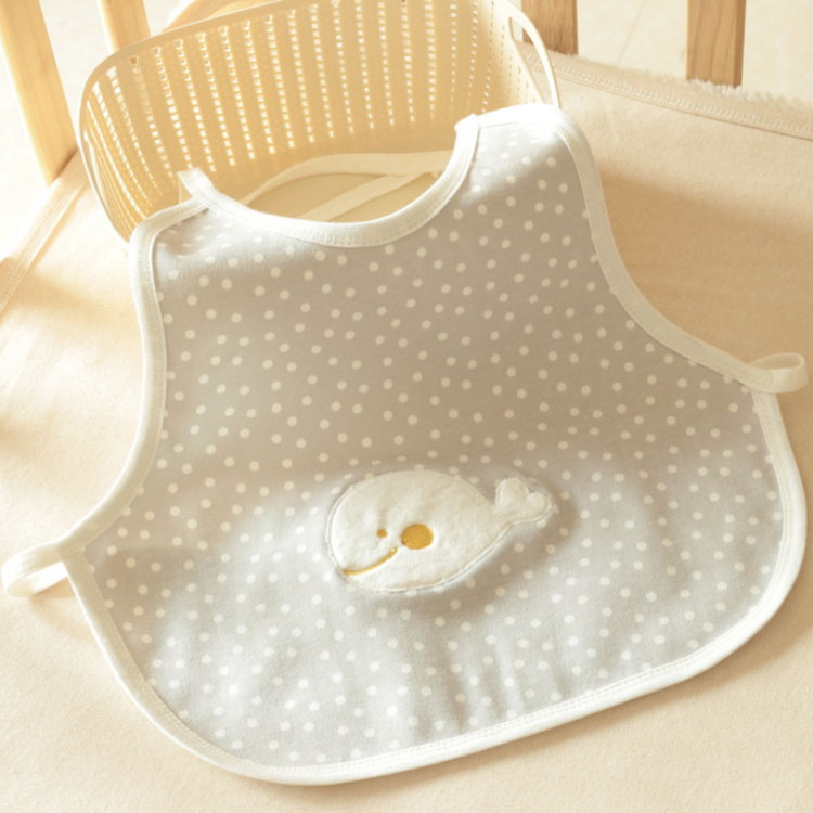 Baby eating jacket Sleeveless apron bib Summer thin eating bib Saliva pocket feeding clothing Small children anti-dressing bib